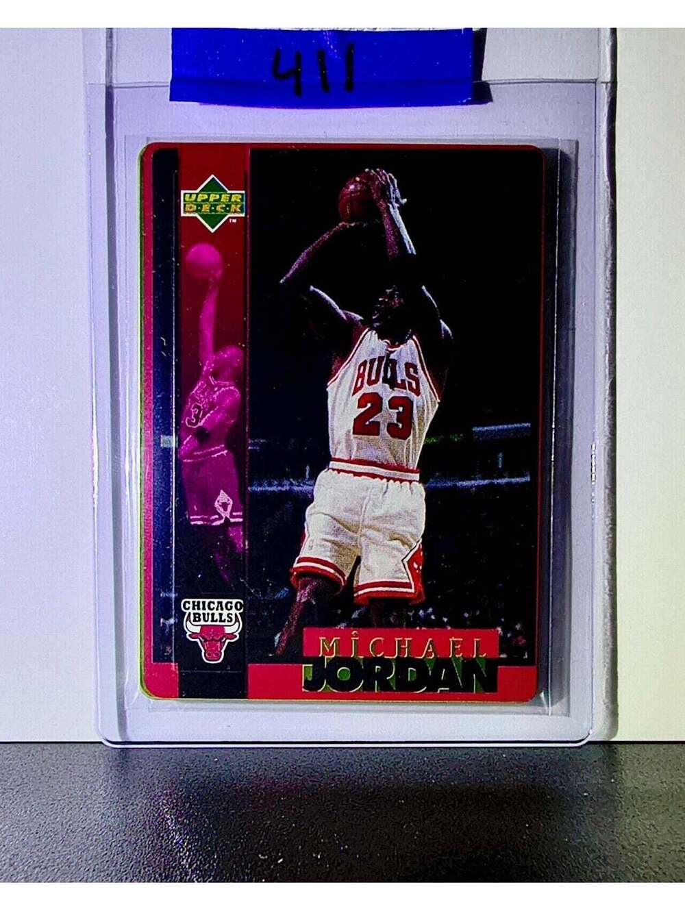 Michael Jordan 1996 Upper Deck All Metal Tin Set #2 Basketball Card Bulls